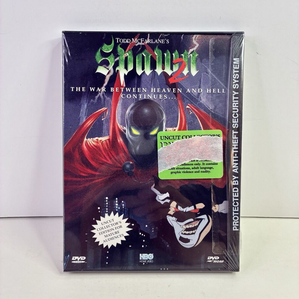 Spawn 2 Uncut Collector’s Edition DVD Todd McFarlane HBO Animated Series New